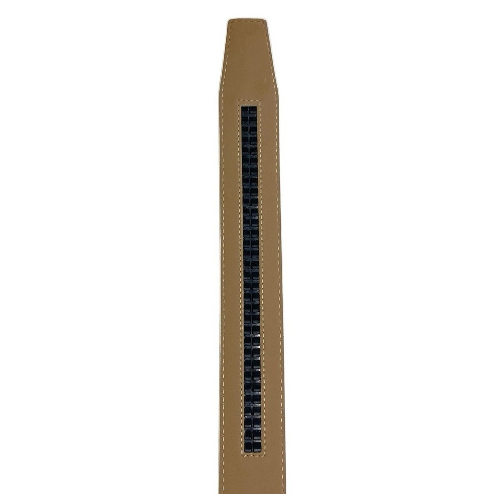 Nexbelt Mens White Belt w/ Fast Eddie X Factor Buckle Golf Ratcheting Leather - Picture 6 of 10